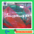 half color walk in tpu water ball with cheap price inflatable human hamster ball in pool